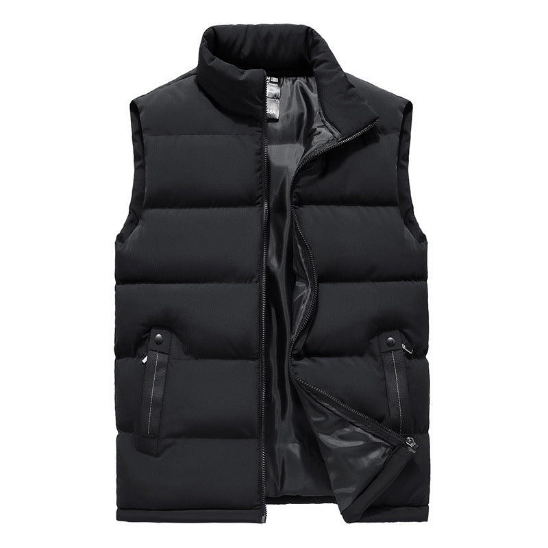 Cotton Vest Male Large Size Thick Warm Vest