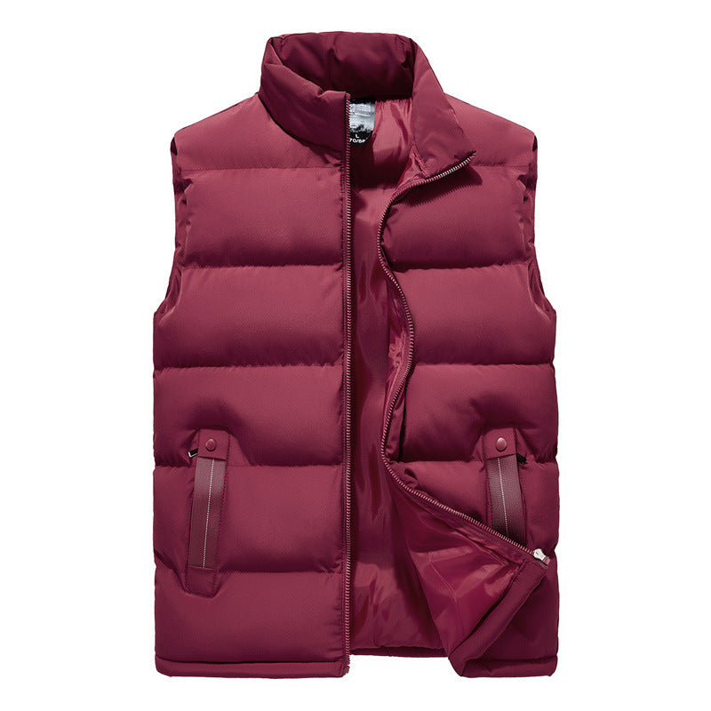 Cotton Vest Male Large Size Thick Warm Vest