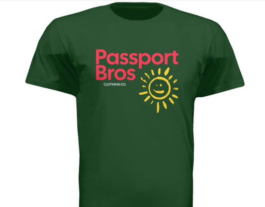 Passport Bros SunSmile T Shirt